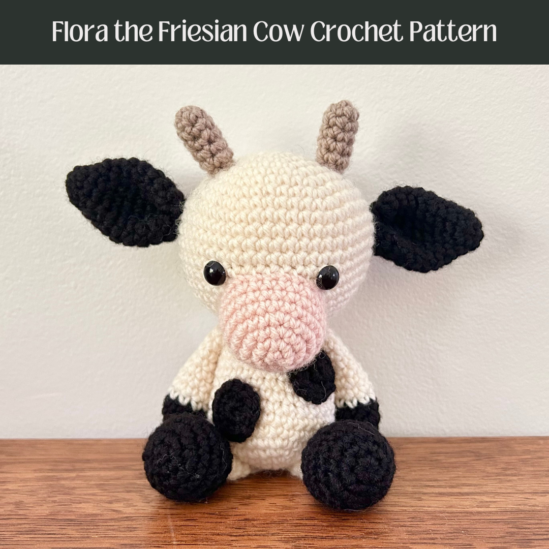 Flora the Friesian Cow Pattern