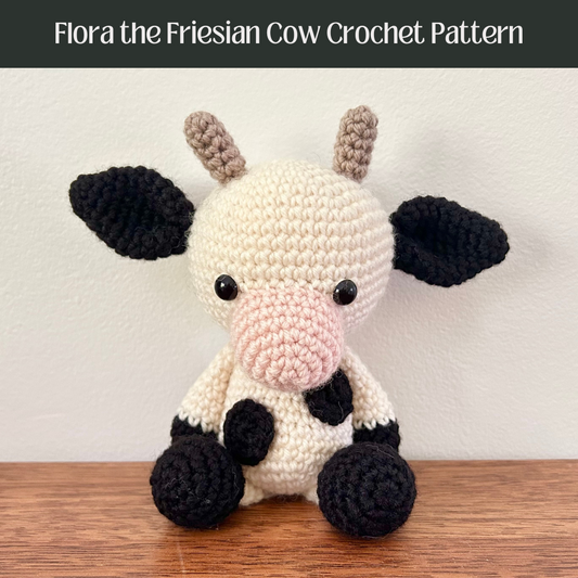 Flora the Friesian Cow Pattern